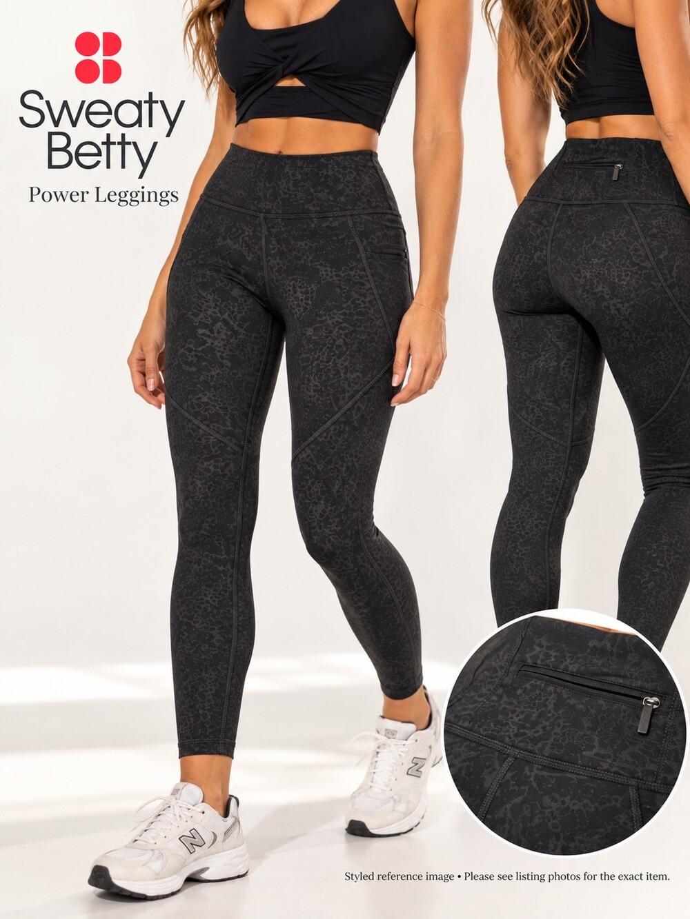 Sweaty Betty Power Leggings in Black Small Like New